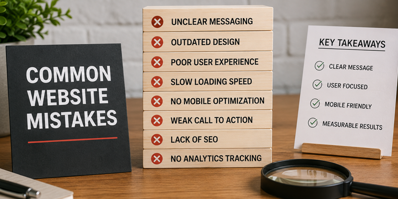 Common Mistakes Firms Make with Their Websites