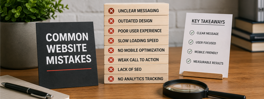 Common Mistakes Firms Make with Their Websites