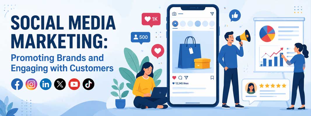Social Media Marketing: Promoting Brands and Engaging with Customers