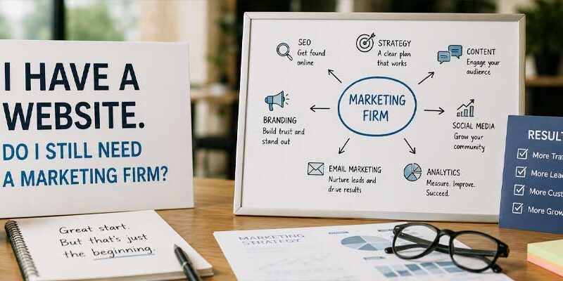 I Have a Website. Do I Still Need a Marketing Firm?