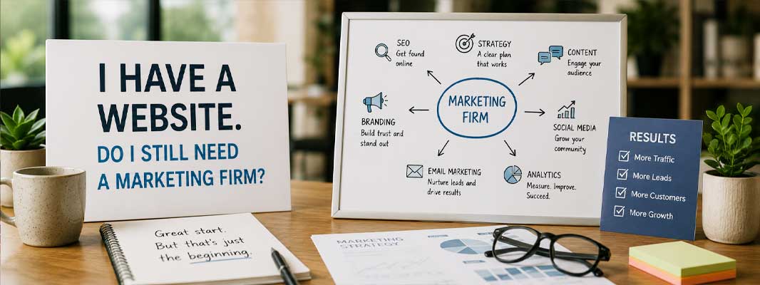 I Have a Website. Do I Still Need a Marketing Firm?