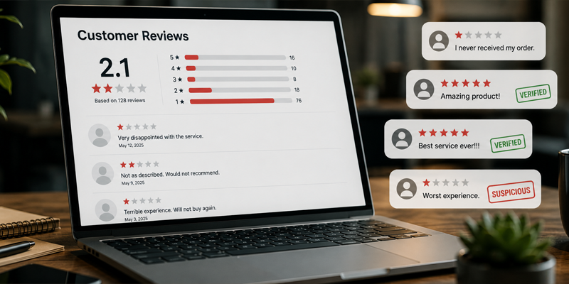 Poor Online Ratings and Fake Reviews: Navigating the Digital Landscape