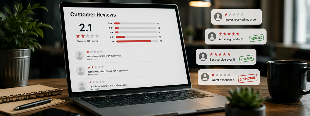 Poor Online Ratings and Fake Reviews: Navigating the Digital Landscape