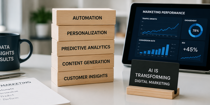 How AI Is Changing Digital Marketing: Key Trends and Statistics