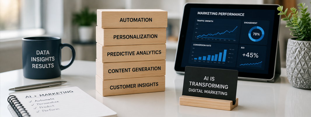 How AI Is Changing Digital Marketing: Key Trends and Statistics