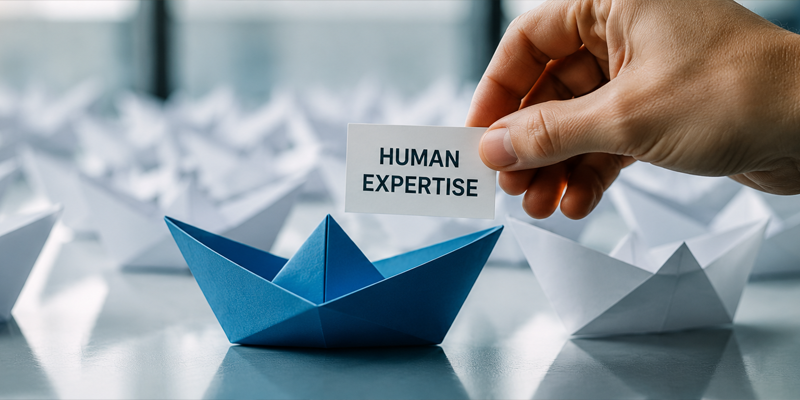 Standing Out in a Sea of AI Content: Why Human Expertise Matters More Than Ever