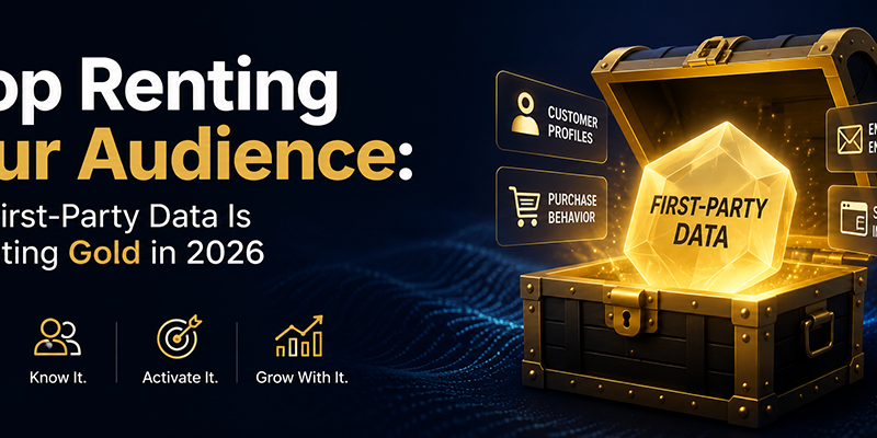 Stop Renting Your Audience: Why First-Party Data Is Marketing Gold in 2026