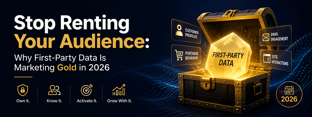 Stop Renting Your Audience: Why First-Party Data Is Marketing Gold in 2026