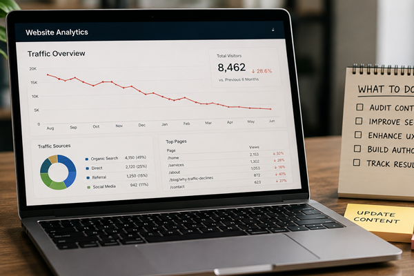 Why Your Website Traffic Is Declining (And What to Do About It in 2026)