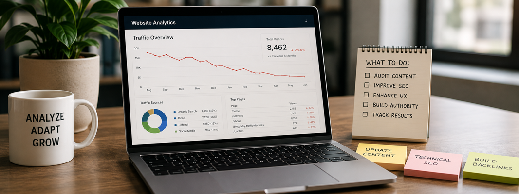 Why Your Website Traffic Is Declining (And What to Do About It in 2026)